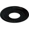 Ekena Millwork Anthony Ceiling Medallion (Canopies up to 11 5/8"), 29 3/8"OD x 11 5/8"ID x 1 1/8"P, Black Pearl CM29ATBPS - alternate 2